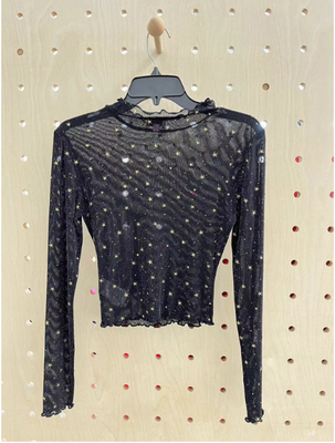 Lurex Mesh TOP mit Wärmesiegelfolie