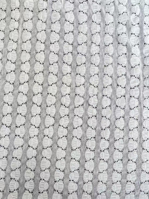 Stretchy Shell Muster weich Blasen Strickgewebe