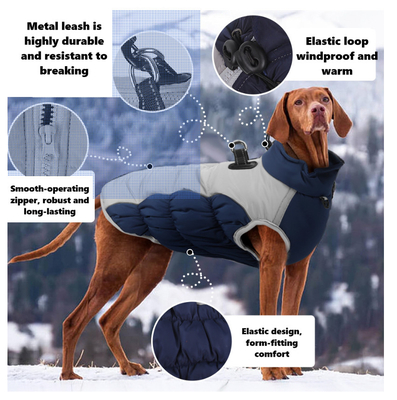 Die Hundeweste ist ein vielseitiges und stilvolles Accessoire, das für Komfort und Funktionalität des Hundes gedacht ist.
